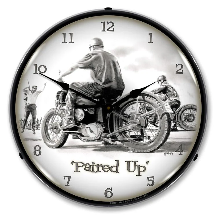 Collectable Sign and Clock - Paired Up Clock