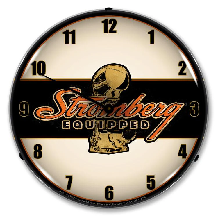 Collectable Sign and Clock - Stromberg Equipped Clock