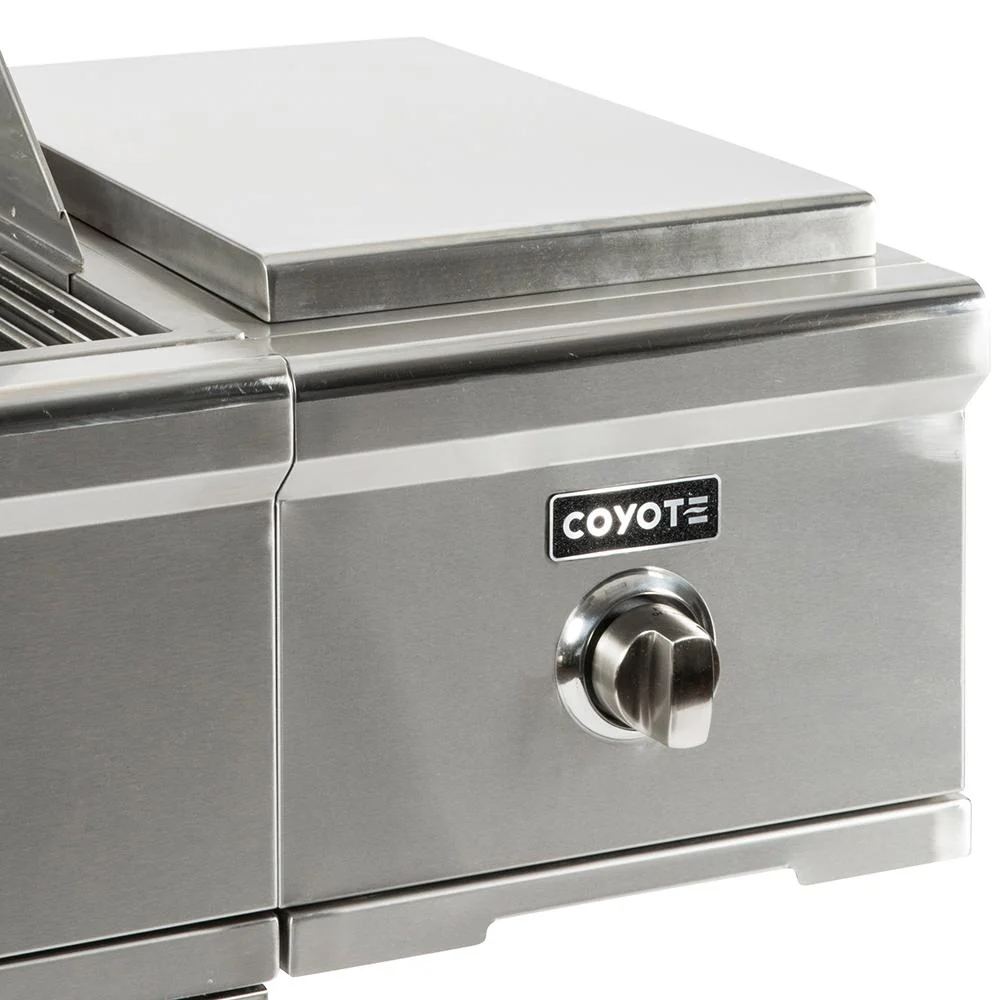 Coyote C-Series Cart Mounted Natural Gas Single Side Burner - C1CSBNG