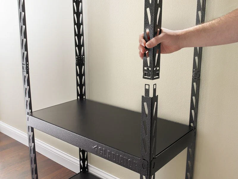 GLADIATOR 30" WIDE EZ CONNECT RACK W/FOUR 15" DEEP SHELVES - Image 4