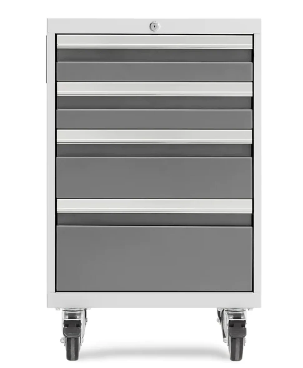 NewAge Products Bold 3.0 4-Drawer Rolling Too - White