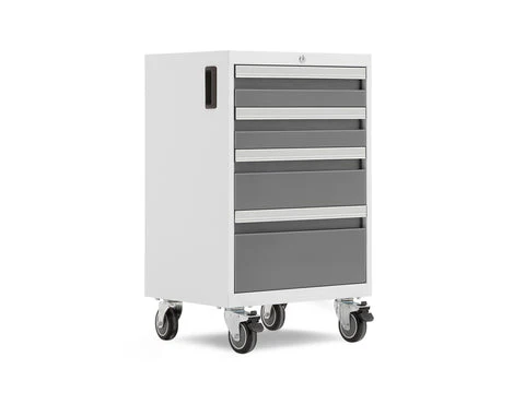 NewAge Products Bold 3.0 4-Drawer Rolling Too - White - Image 9