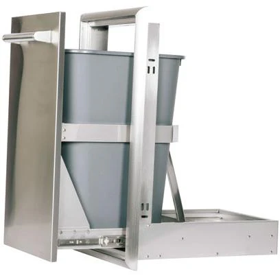Coyote 14-Inch Roll-Out Single Trash / Recycle Bin - CSTC - Image 3