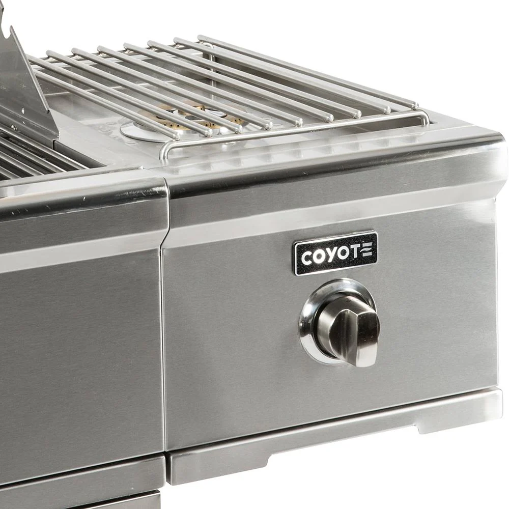 Coyote C-Series Cart Mounted Propane Gas Single Side Burner - C1CSBLP - Image 3