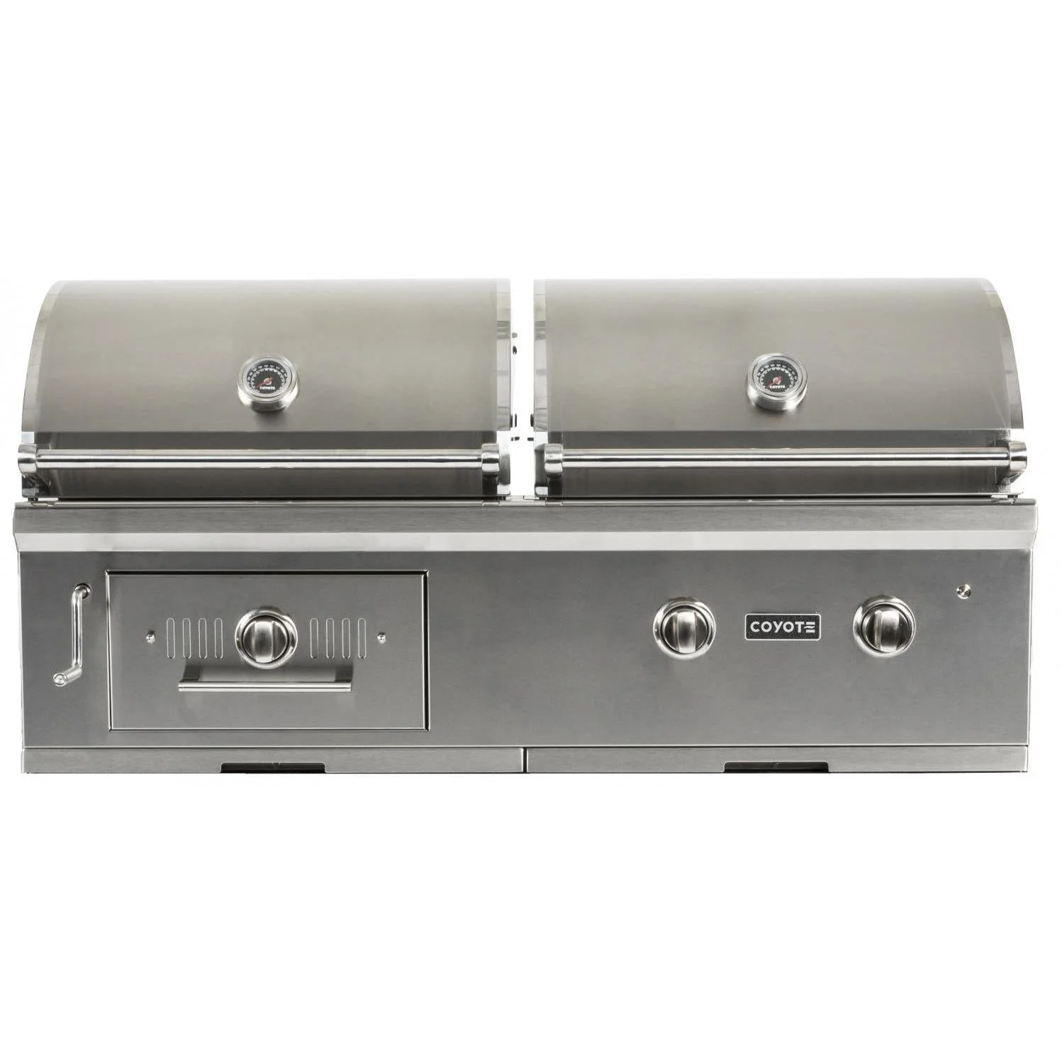 Coyote Centaur 50-Inch Built-In Natural Gas/Charcoal Dual Fuel Grill - C1HY50NG