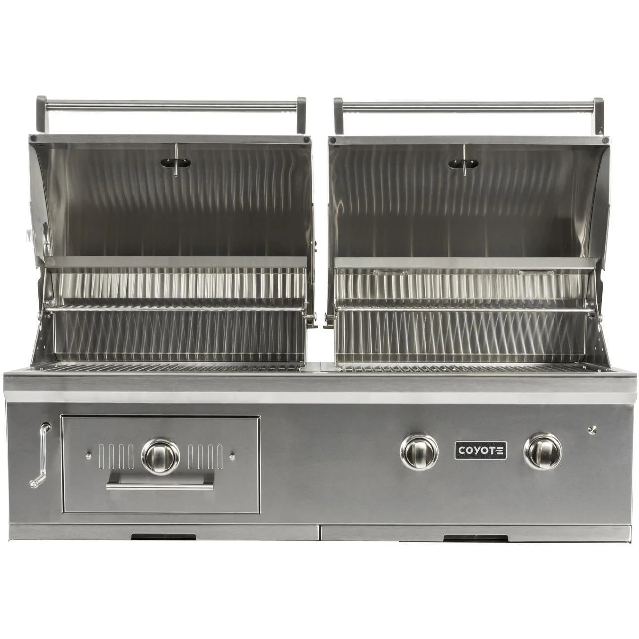 Coyote Centaur 50-Inch Built-In Propane Gas/Charcoal Dual Fuel Grill - C1HY50LP - Image 5