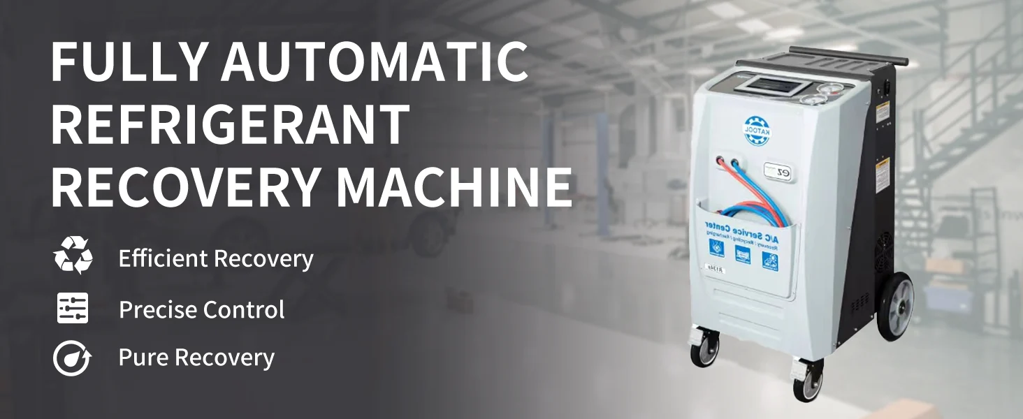 Katool KT-AC2100 Dual Fully Automatic R-1234YF Recovery, Recycle & Recharge Machine - Image 3
