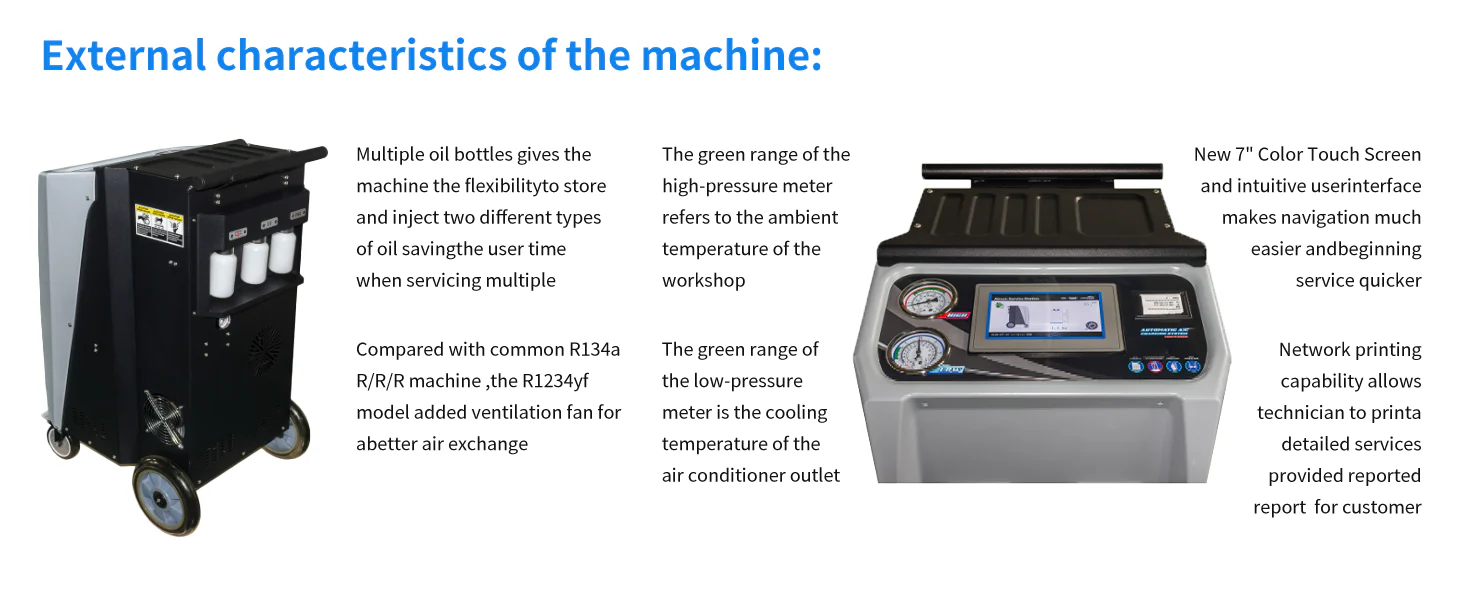 Katool KT-AC2100 Dual Fully Automatic R-1234YF Recovery, Recycle & Recharge Machine - Image 7