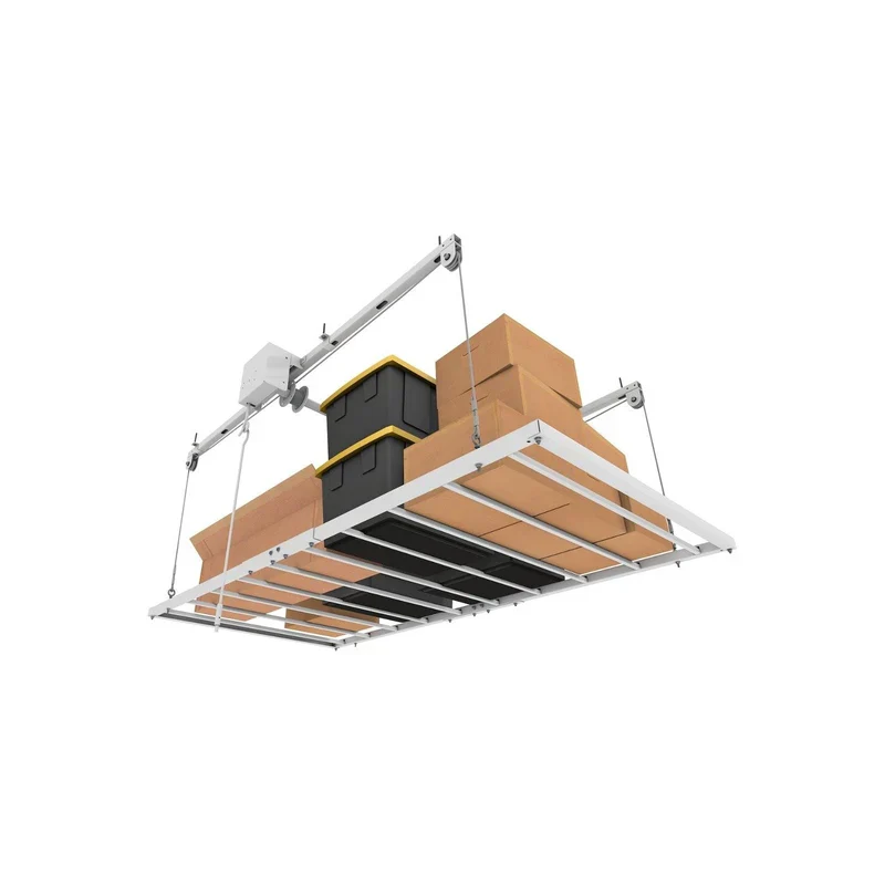 E-Z Storage 4′ x 8′ Retractable Ceiling Storage Garage Lift - EZLIFT17 - Image 2