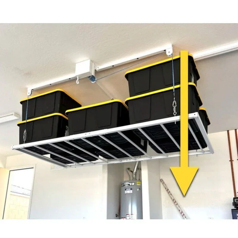 E-Z Storage 4′ x 8′ Retractable Ceiling Storage Garage Lift - EZLIFT48 - Image 6