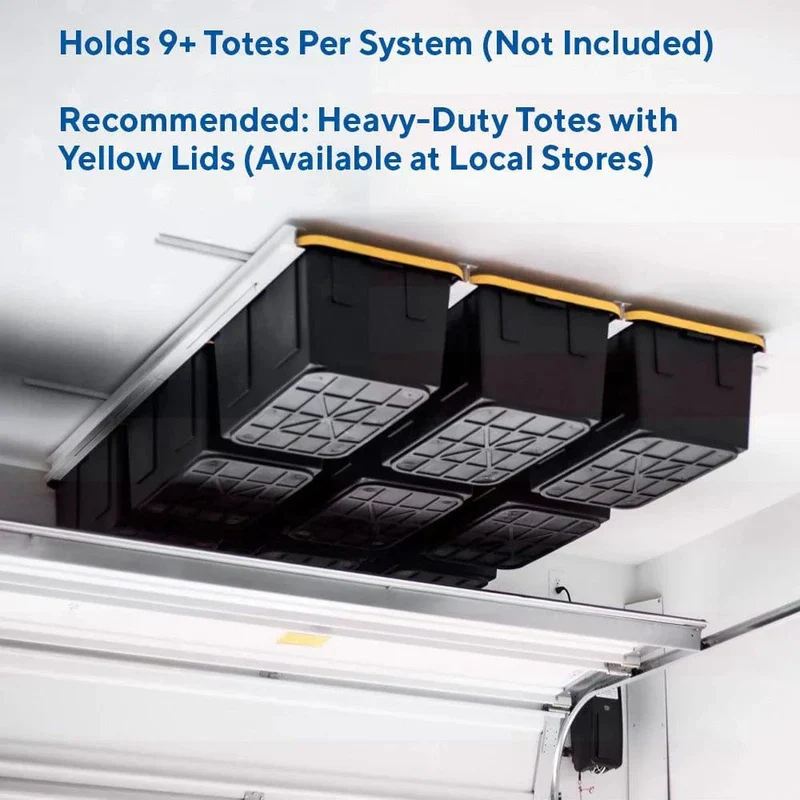 E-Z Storage Tote Slide Pro — Overhead Garage Storage System - TOTE-3 - Image 5