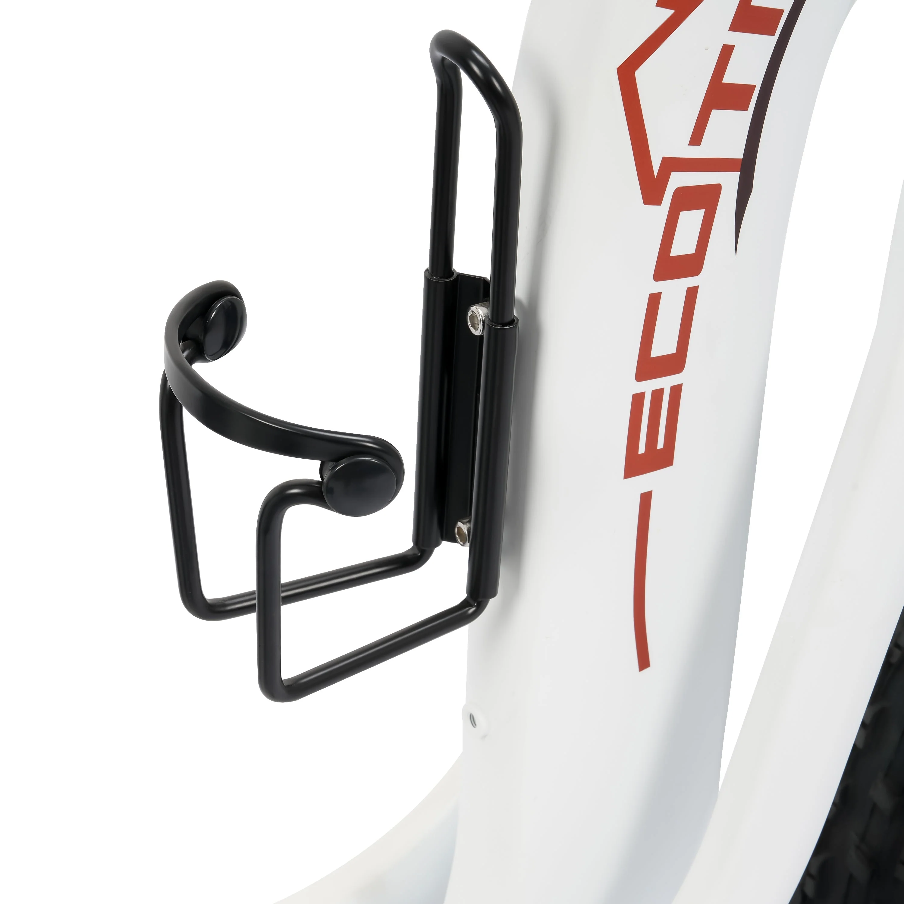 Ecotric 48V 24"x4.0 Front 20"x4.0 Rear Tires Tricycle electric bike with Front Basket + Rear Rack White - Image 10