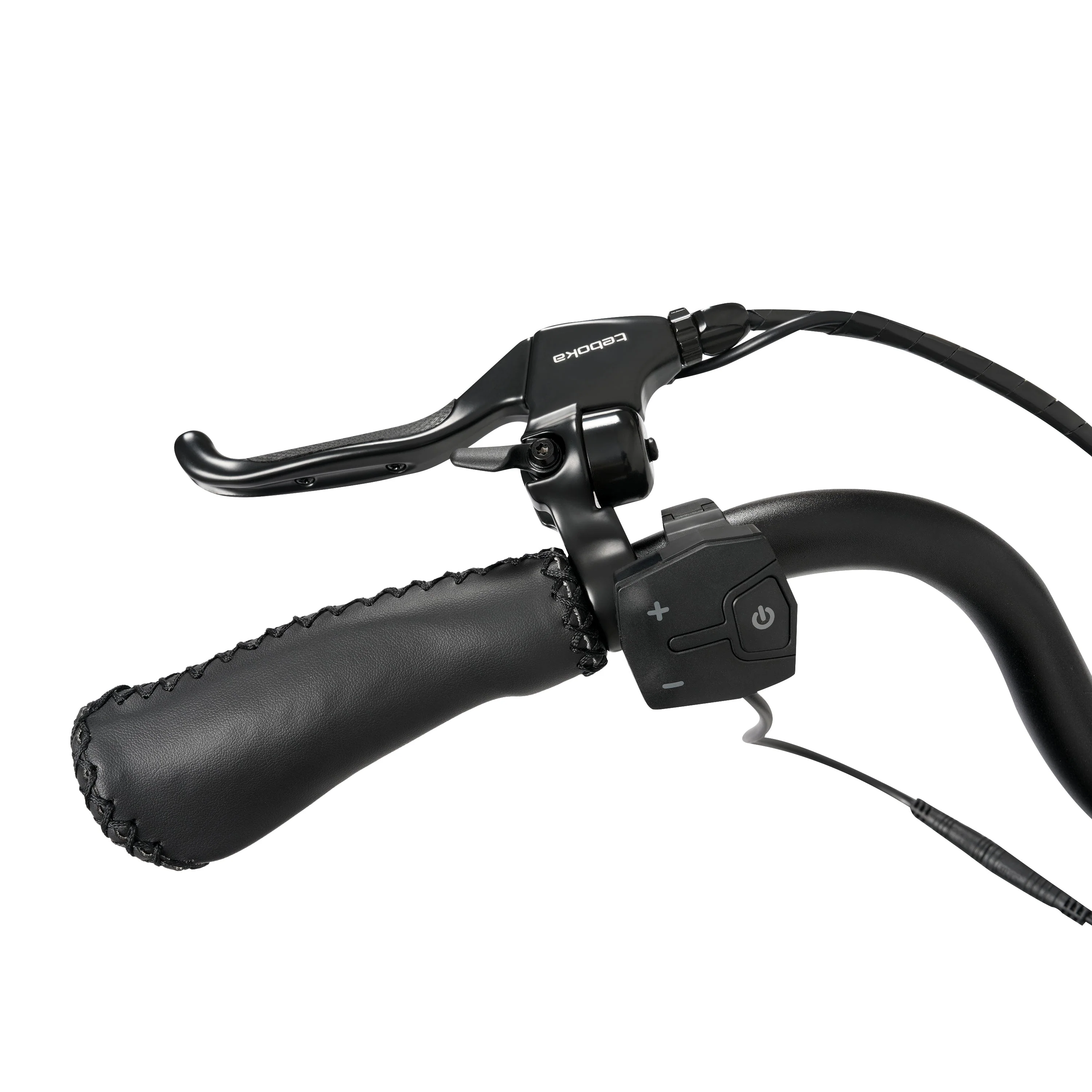 Ecotric 48V 24"x4.0 Front 20"x4.0 Rear Tires Tricycle electric bike with Front Basket + Rear Rack White - Image 13