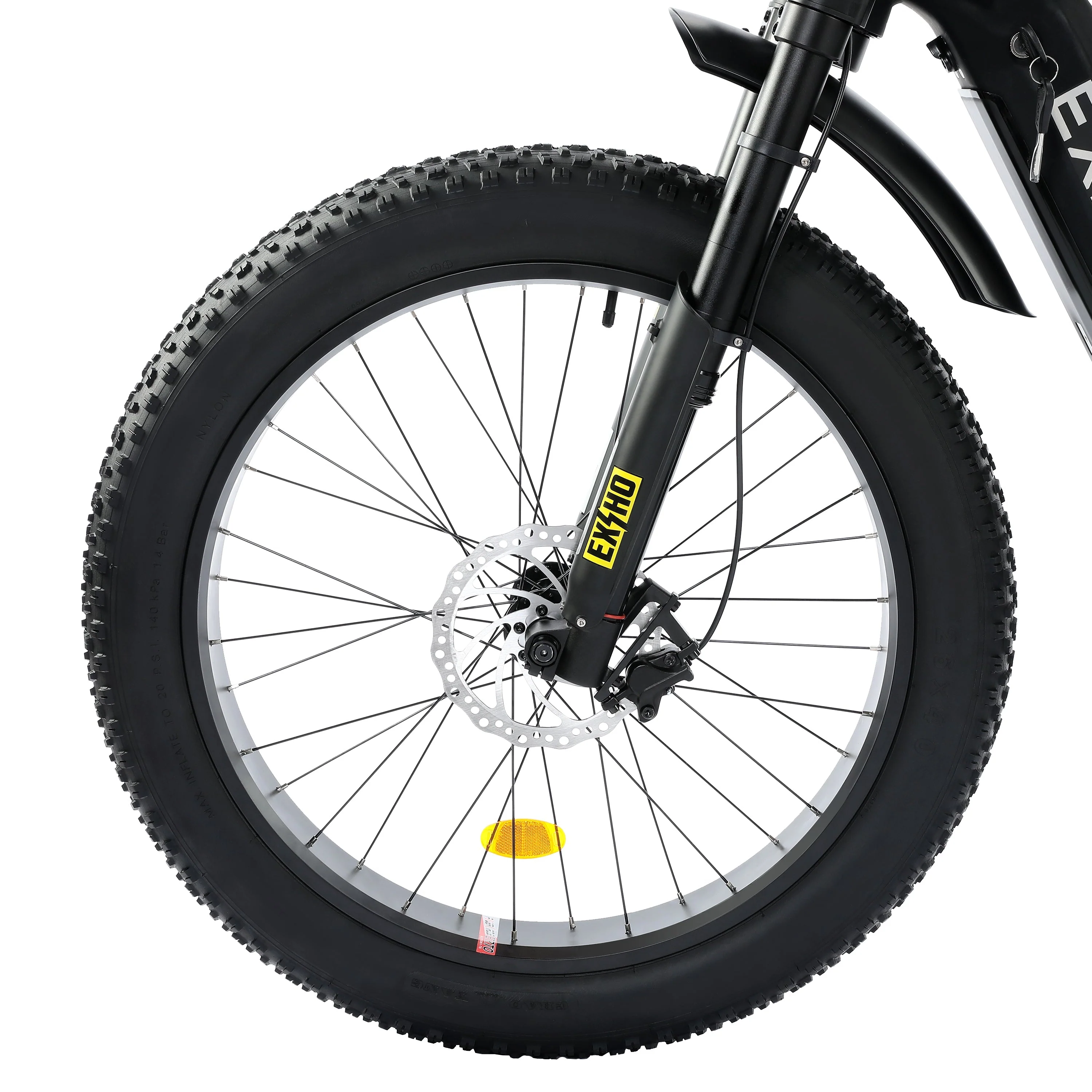 Ecotric Explorer 26 inches 48V Fat Tire Electric Bike with Rear Rack - Image 6
