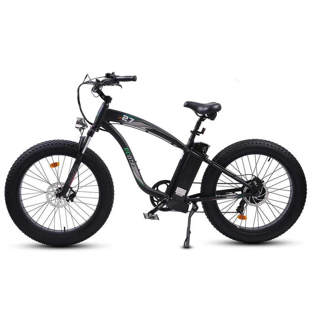 Ecotric Hammer Electric Fat Tire Beach Snow Bike Matt Black - Image 8