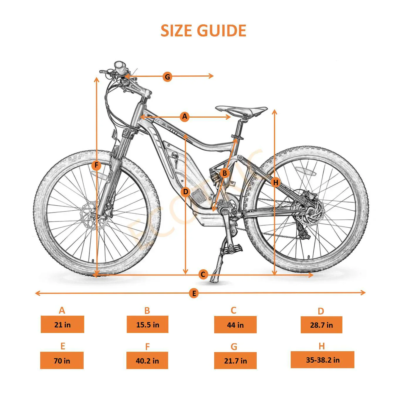 Ecotric Tornado Full Suspension MTB Electric Bike - Image 9
