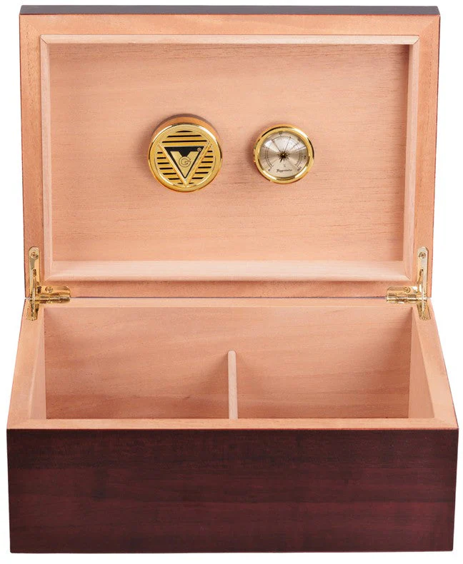 Prestige Import Group Executive Cherry Desktop Humidor 50-75 Cigar Spanish Cedar Lined - Image 2