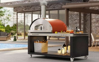 Fire Magic 6 1/2-Foot Reclaimed Wood Prefab Outdoor Kitchen Island Bundle - Image 4