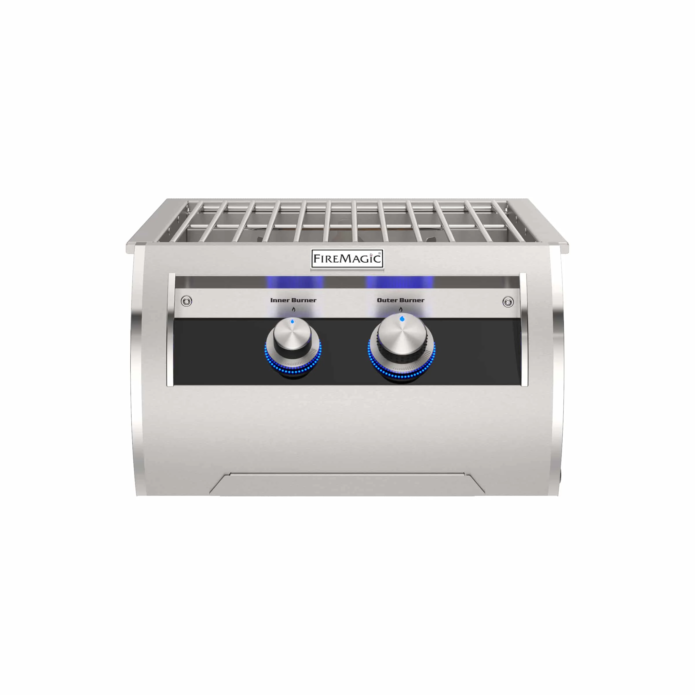 Fire Magic Echelon Diamond Gas Built-In Power Burner with Porcelain Cast Iron Grid