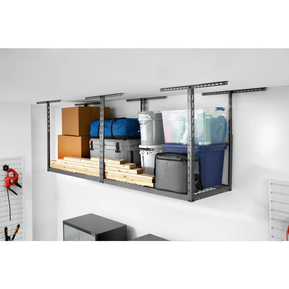 Gladiator GearLoft 24 in. W x 23-37 in. H x 96 in. L Overhead Garage Storage Rack - Image 3