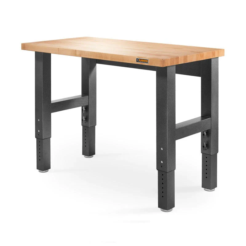 Gladiator 4' Hardwood Adjustable Height Workbench - Image 2
