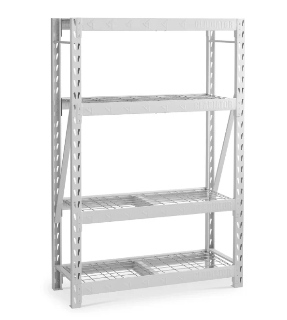 Gladiator 48in Heavy Duty Rack With Four Deep Shelves - GARS484TKW - Image 3