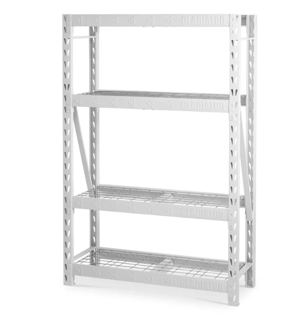 Gladiator 48in Heavy Duty Rack With Four Deep Shelves - GARS484TKW - Image 4