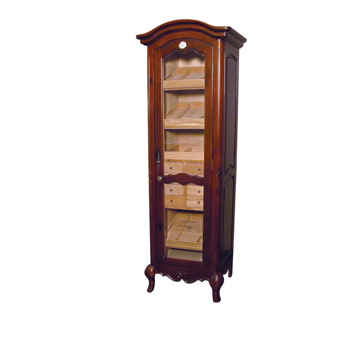 Humidor Supreme Display Antique Tower – 3000 Cigar Capacity