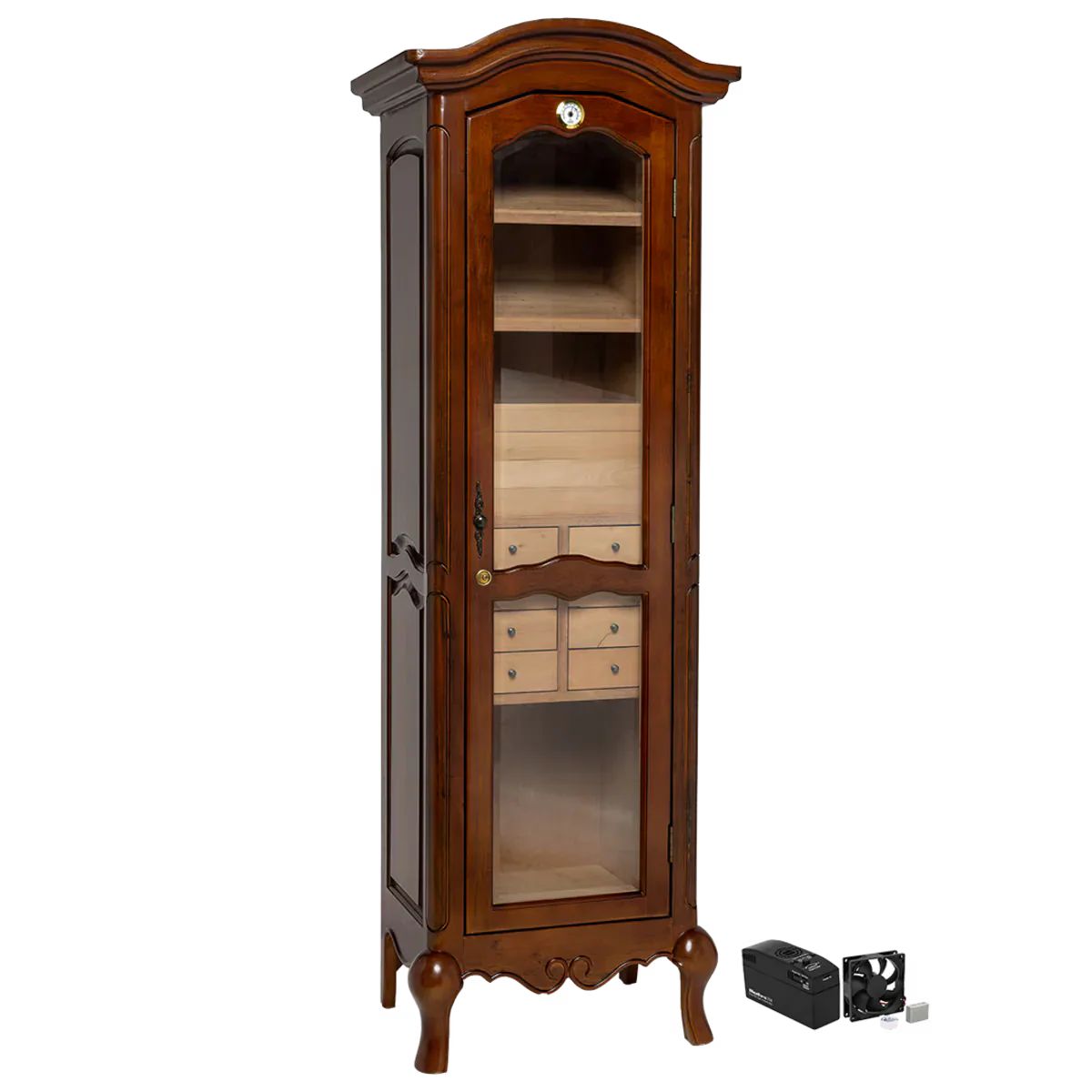 Humidor Supreme Display Antique Tower – 3000 Cigar Capacity - Image 2