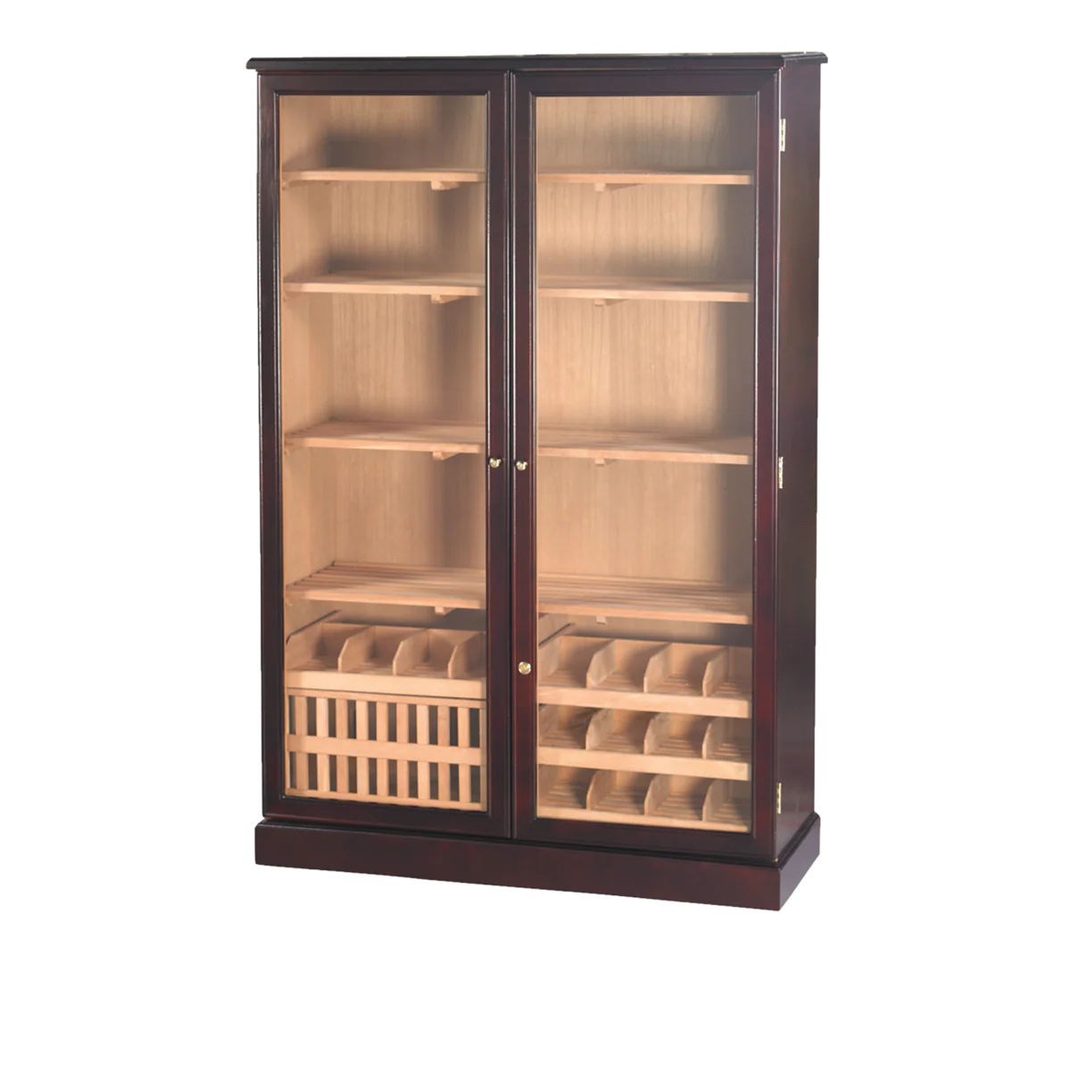 Humidor Supreme Mahogany Commercial Humidor Cabinet 4,000 Cigar Capacity