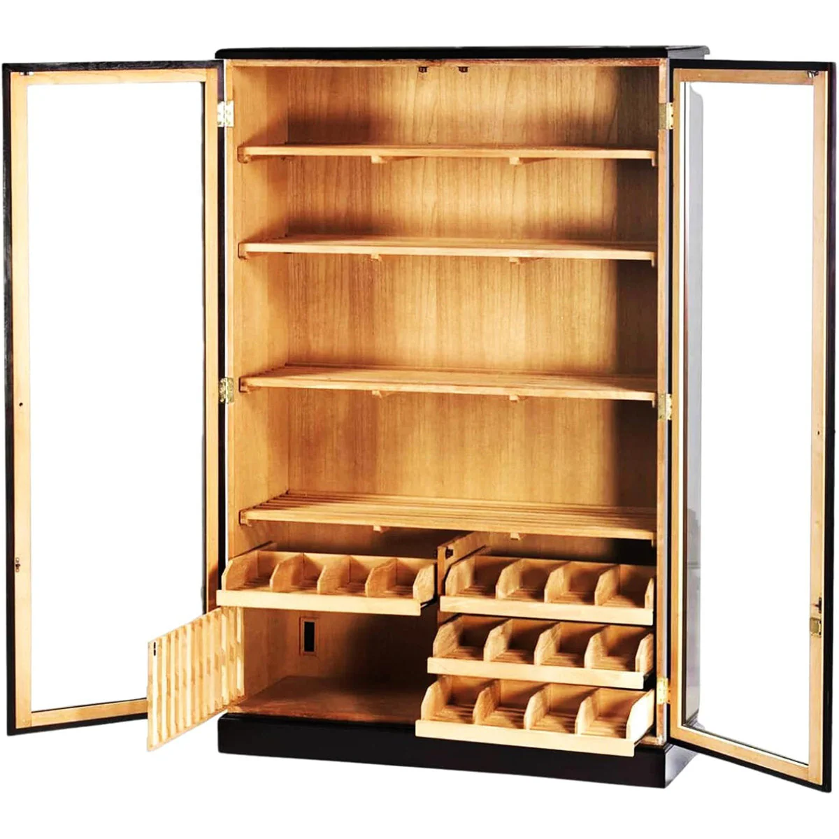 Humidor Supreme Mahogany Commercial Humidor Cabinet 4,000 Cigar Capacity - Image 2