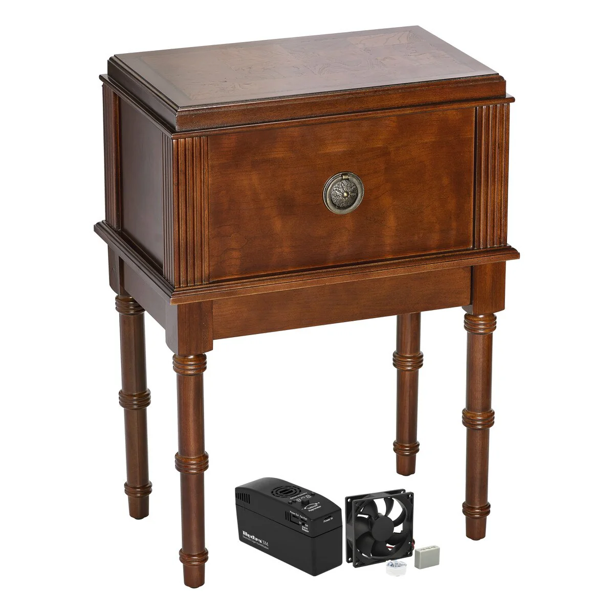 Humidor Supreme San Marco Antique Humidor Table Walnut 300 Capacity - Image 11