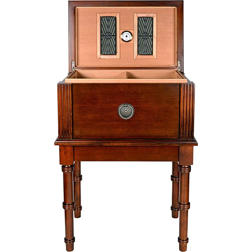 Humidor Supreme San Marco Antique Humidor Table Walnut 300 Capacity - Image 2