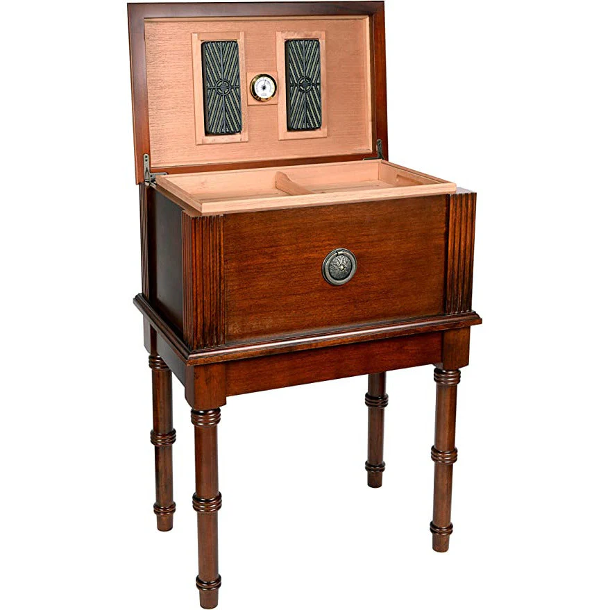 Humidor Supreme San Marco Antique Humidor Table Walnut 300 Capacity - Image 3