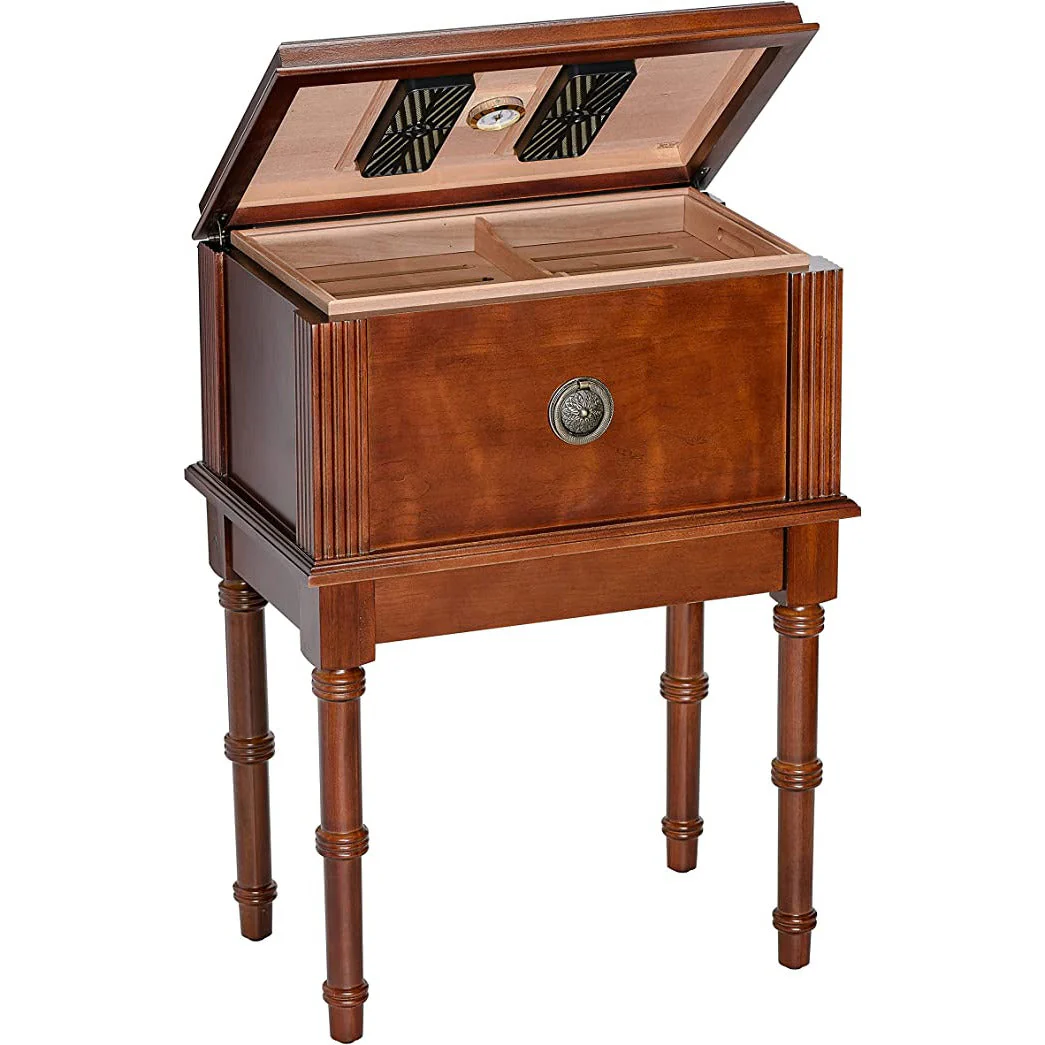 Humidor Supreme San Marco Antique Humidor Table Walnut 300 Capacity - Image 4