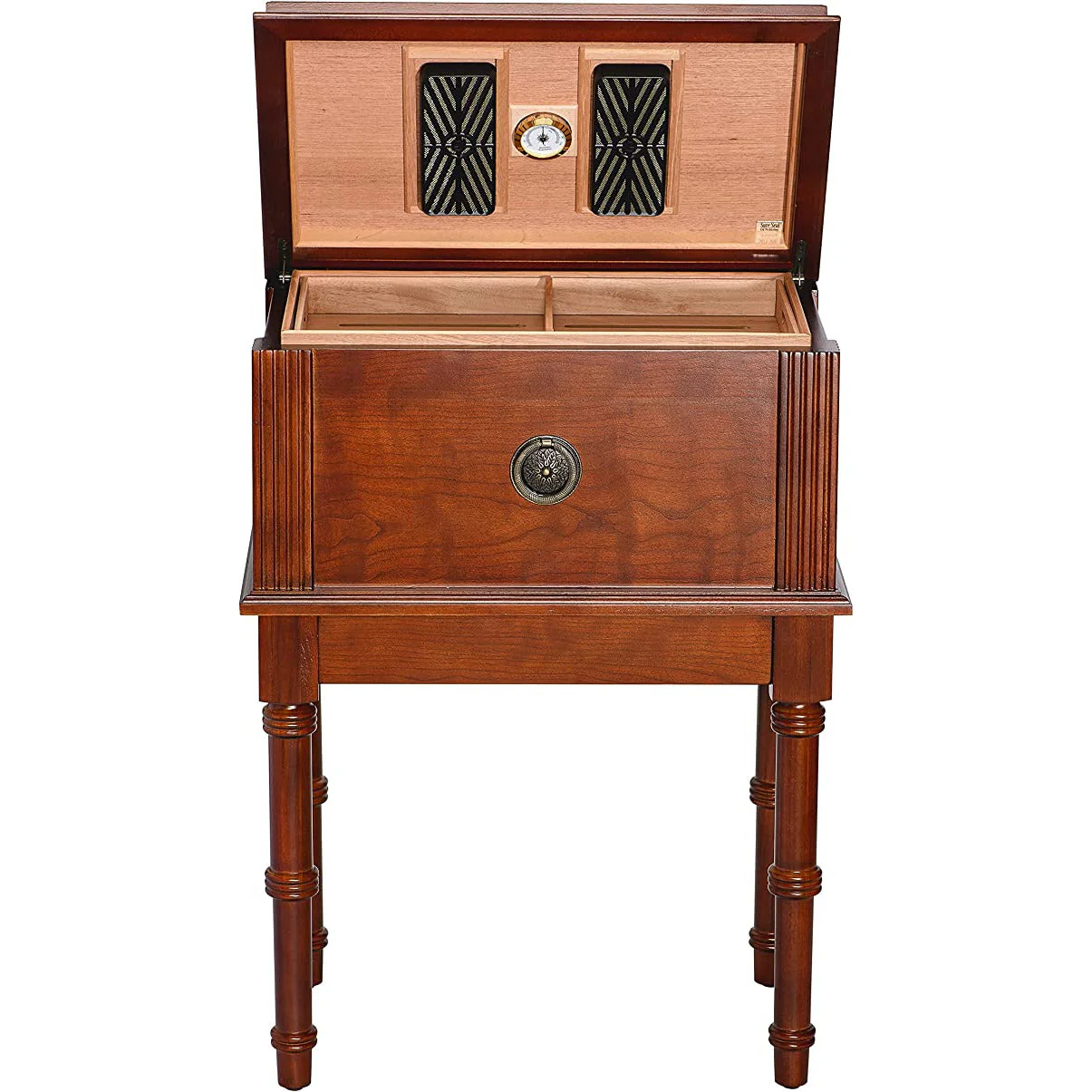 Humidor Supreme San Marco Antique Humidor Table Walnut 300 Capacity - Image 7