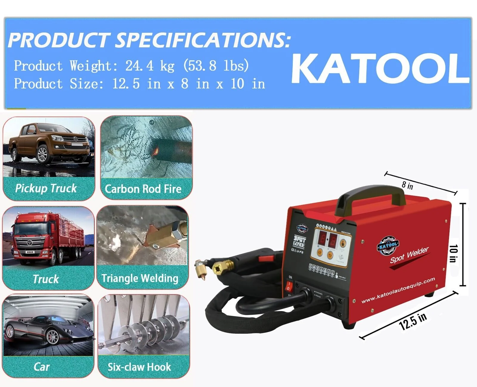 Katool KT-90E Spot Welder Dent Puller Spot Welding Machine - Image 2