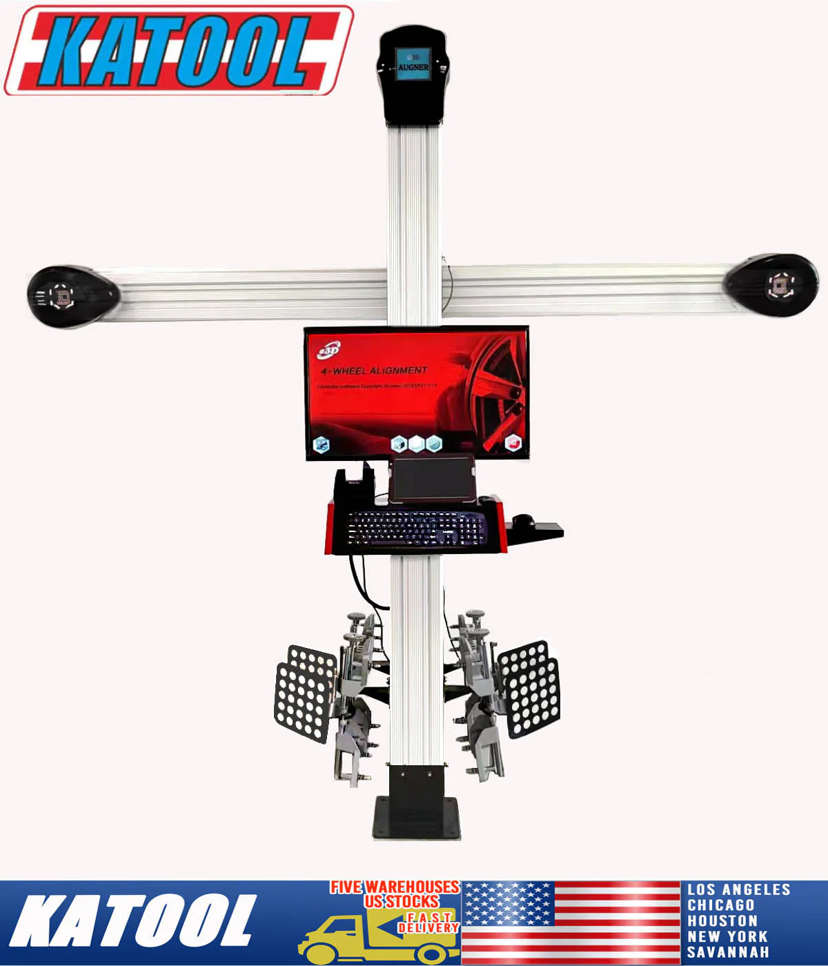 Katool KT-AV6 Pro 3D Wheel Alignment Machine for Scissor Lift - Image 4