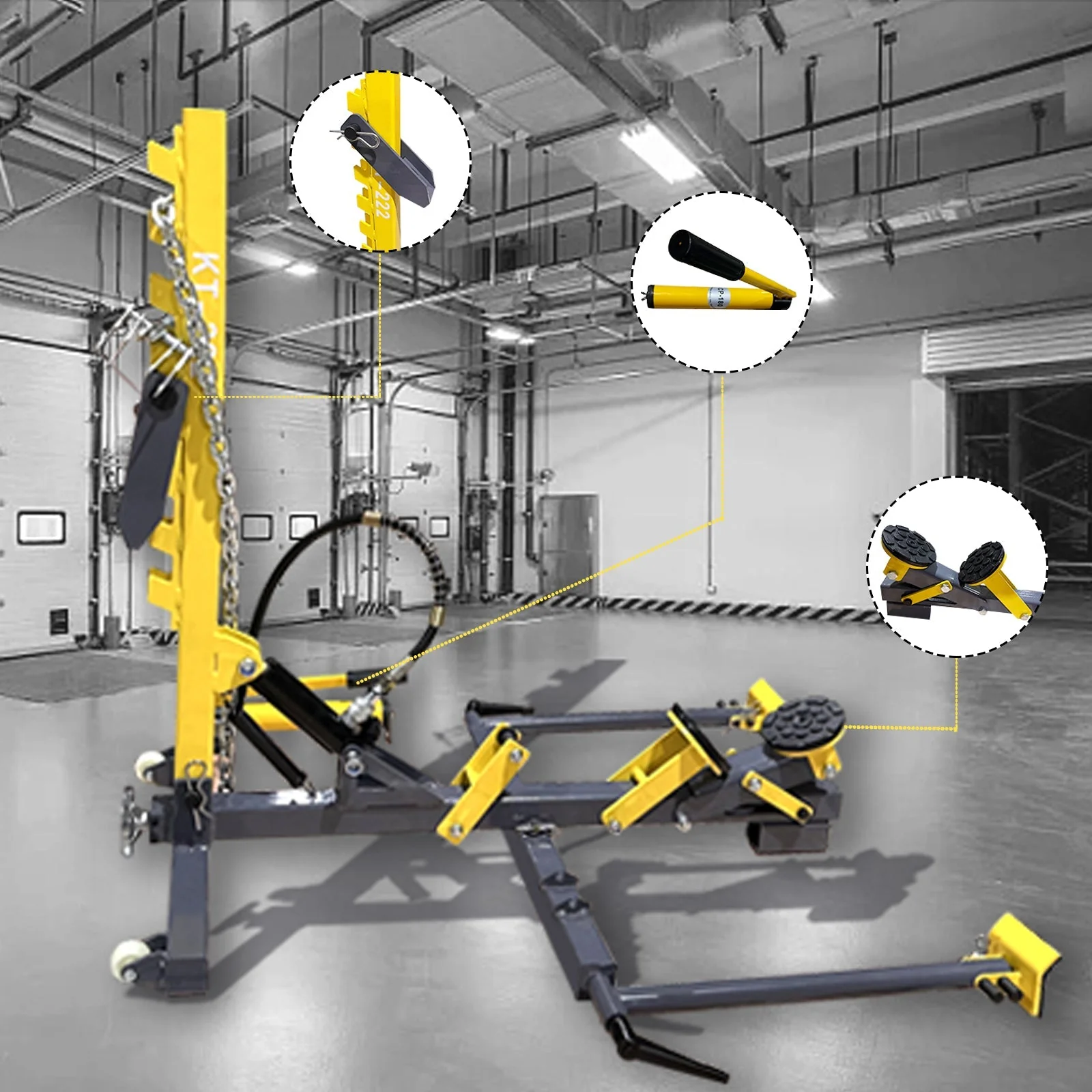 Katool KT-222 Auto Body Frame Puller and Straightener Machine - Image 4