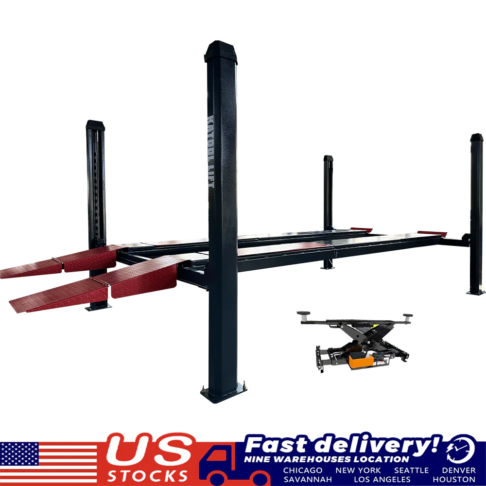 Katool KT-4H120X 12,000 lb Four-Post Vehicle Lift 220V