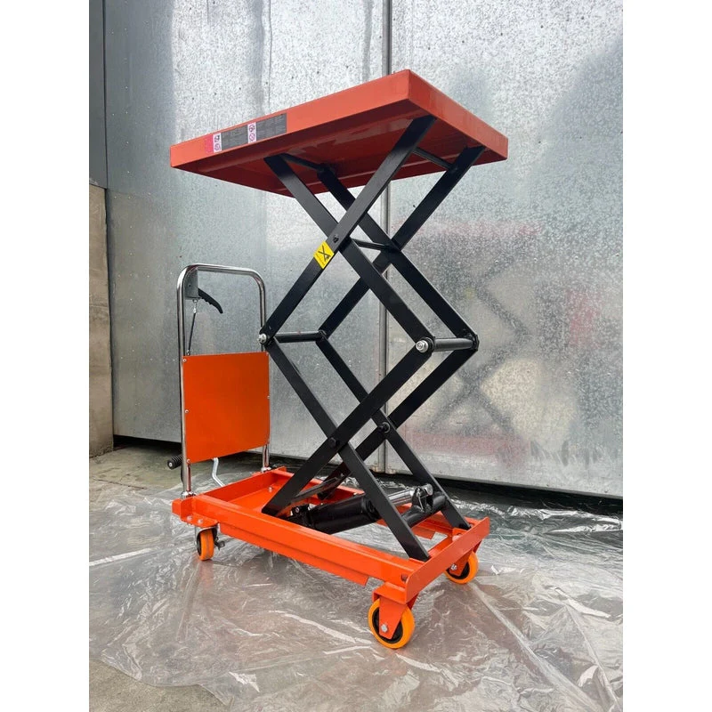 Katool KT-CT330 330 lb Manual Scissor Lift Table with Wheels - Image 2