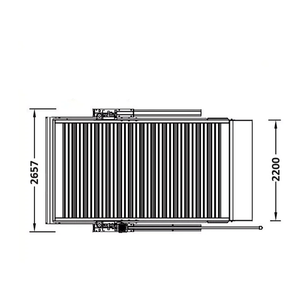 Katool KT-P2700 6600 lbs Two Post Floor Plate Car Parking Lift - Image 20