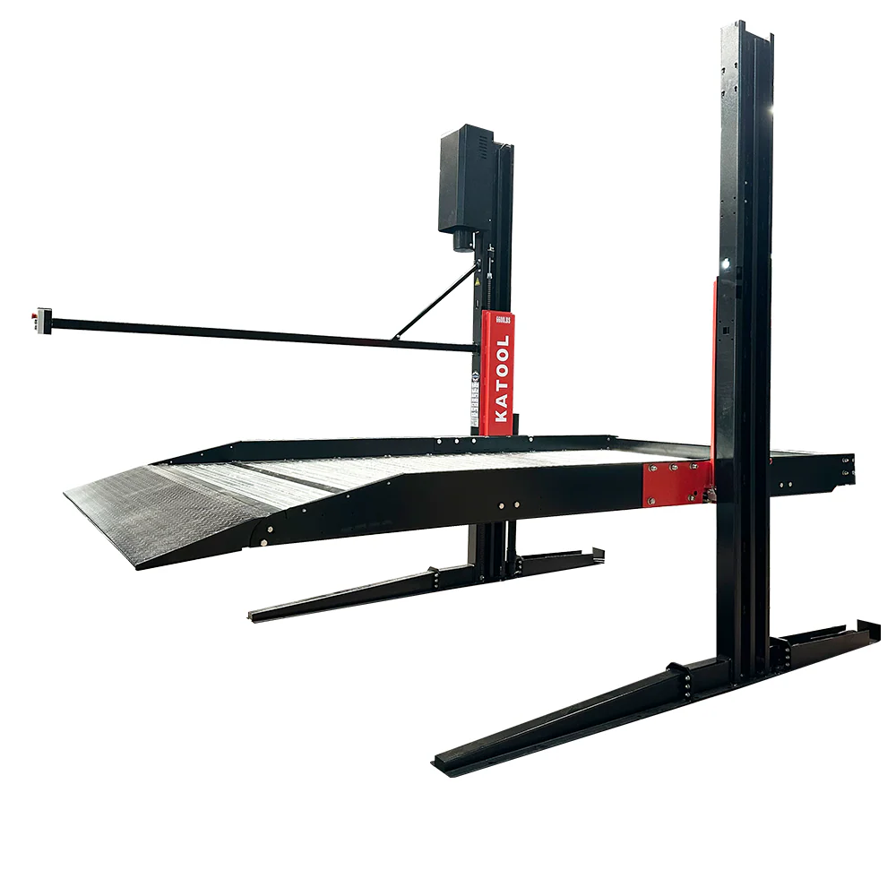 Katool KT-P2700 6600 lbs Two Post Floor Plate Car Parking Lift - Image 3