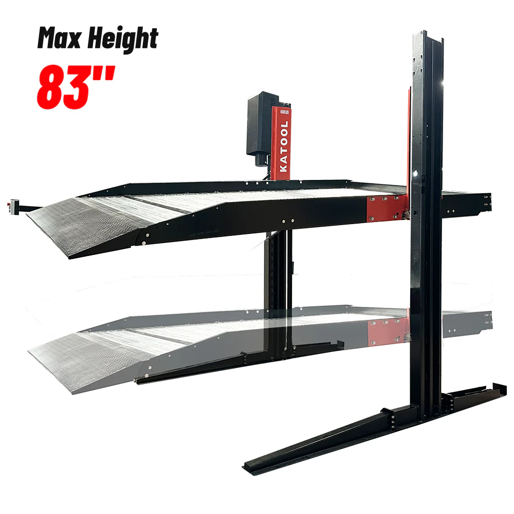 Katool KT-P2700 6600 lbs Two Post Floor Plate Car Parking Lift - Image 7