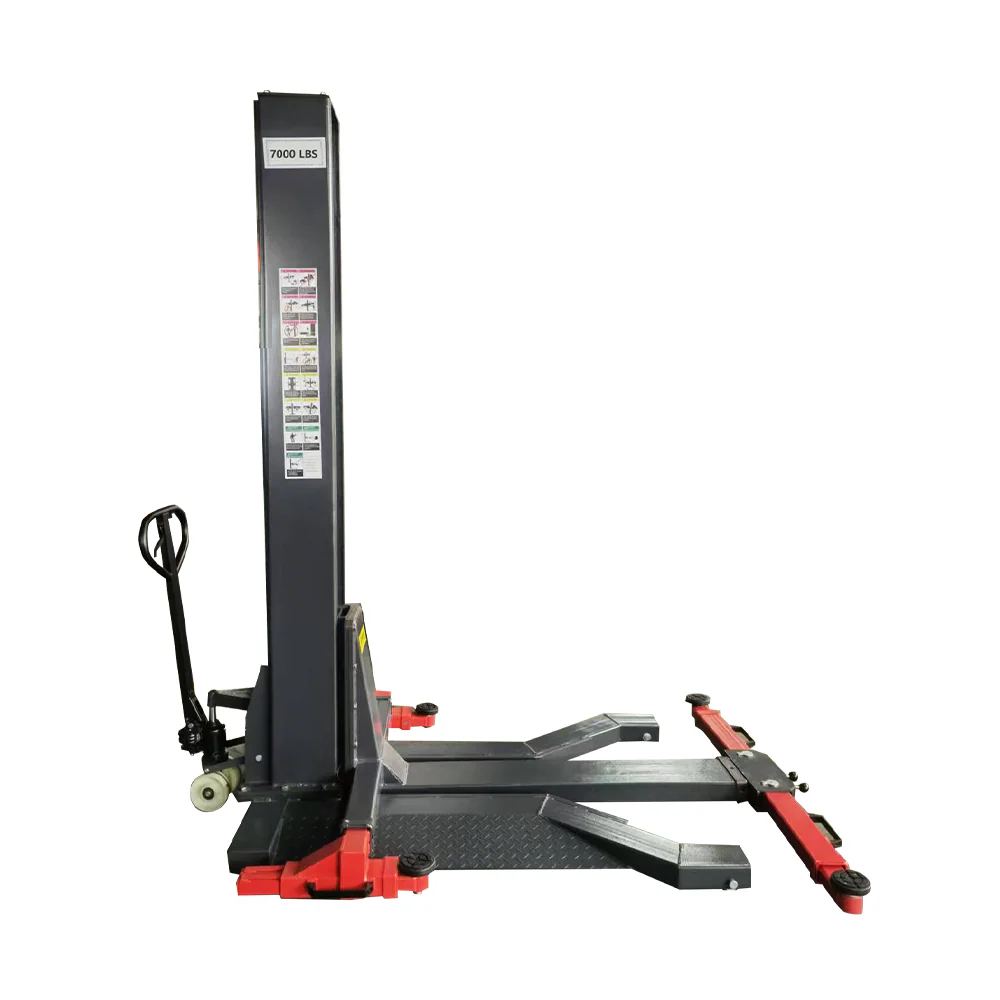 Katool KT-SPL700 7,000 lb Portable Single-Post Vehicle Lift 110V Hydraulic - Image 6