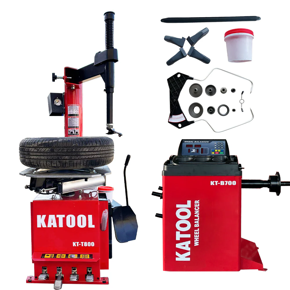 Katool KT-T800 Tire Changer and KT-B700 Wheel Balancer Combo