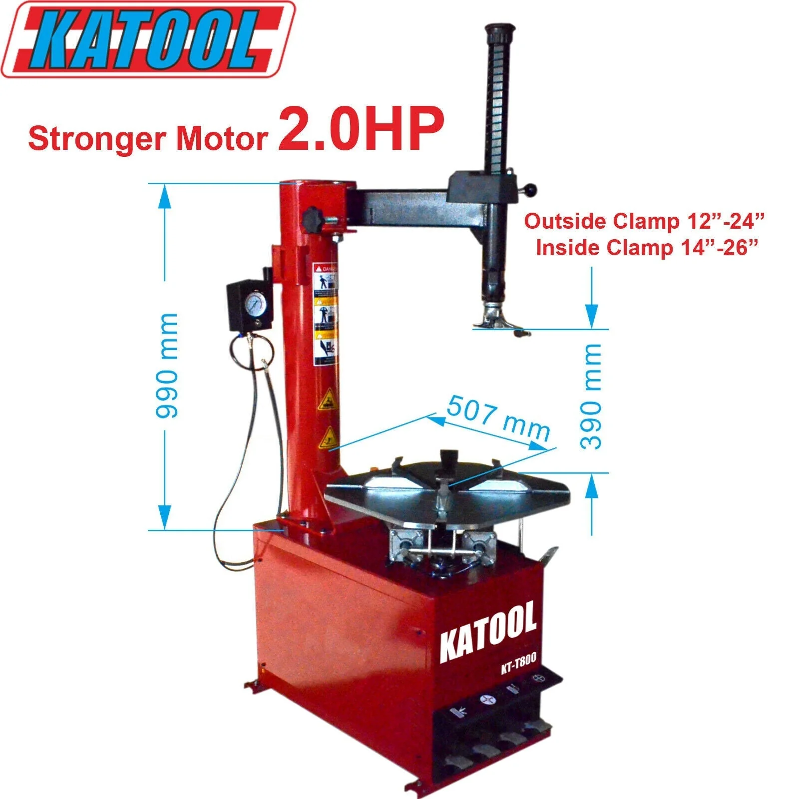 Katool KT-T800 Tire Changer and KT-B700 Wheel Balancer Combo - Image 5