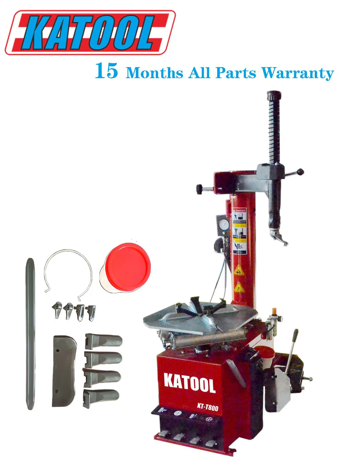 Katool KT-T800 Wheel-Clamp Tire Changer 2.0HP Motor Heavy-Duty - Image 11