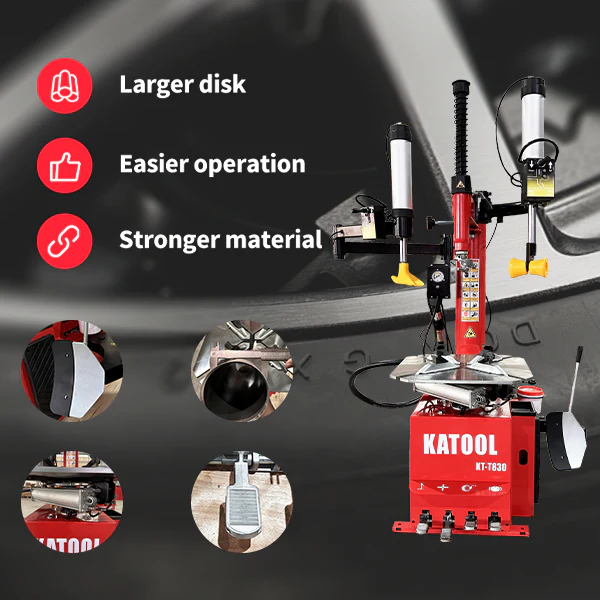 Katool KT-T830 Wheel Clamp Tire Changer Machine 41in Capacity - Image 6