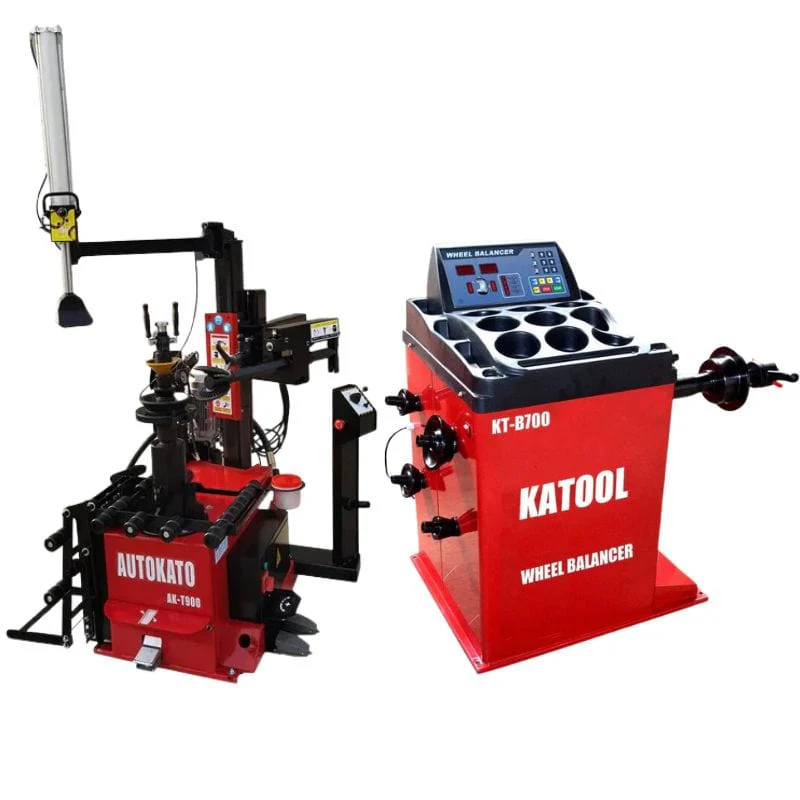 Katool KT-T900 Tire Changer and KT-B700 Wheel Balancer Combo